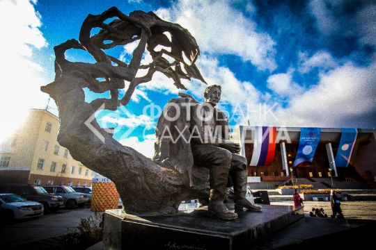 Якутск. Памятник А. Кулаковскому